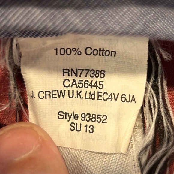 J Crew Club Mens Chino Shorts 38x11 Coral Cotton Casual Preppy Resort Wear - Picture 4 of 4